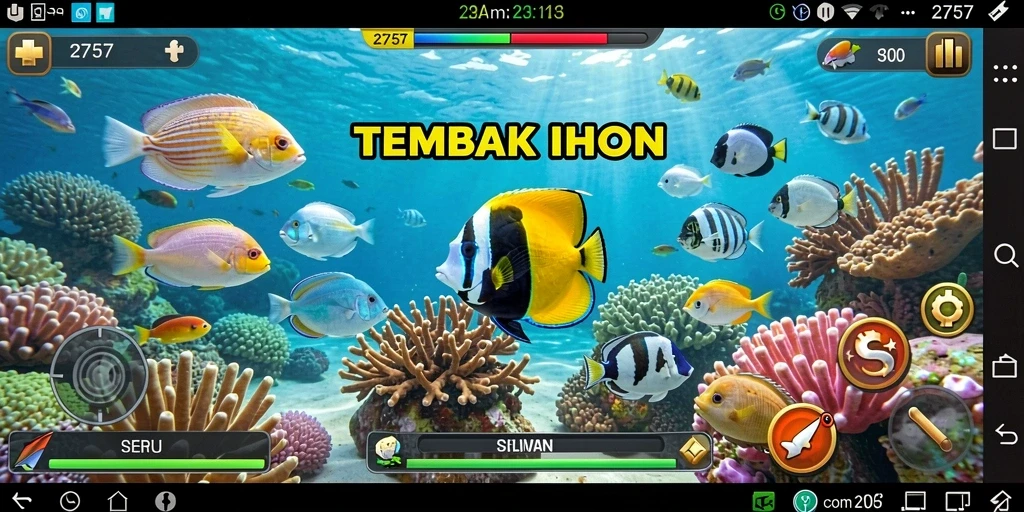Gameplay seru Tembak Ikan di 2757 dengan grafik menarik.