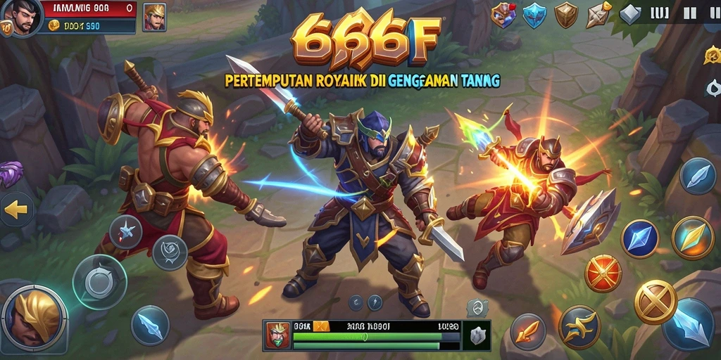 Tampilan gameplay menegangkan dalam <strong>666F</strong> dengan aksi pertempuran yang intens.