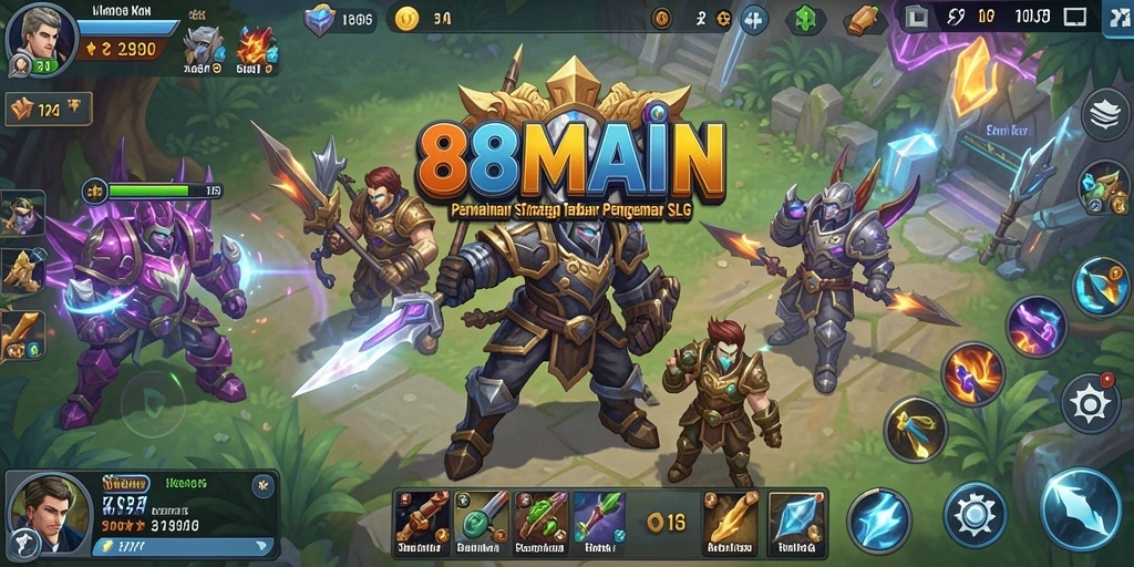Tampilan layar permainan 88MAIN dengan aksi strategi yang mendebarkan.