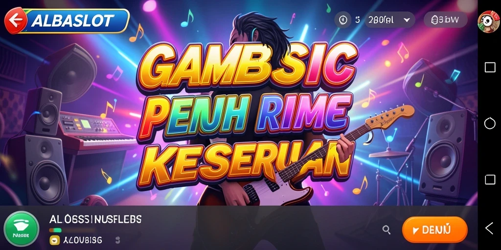 Screenshot menunjukkan gameplay <strong>ALBASLOT</strong> yang seru dan penuh ritme.