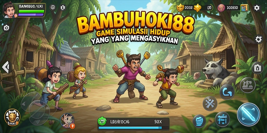 Tampilan gameplay BAMBUHOKI88 yang menarik dan menyenangkan.