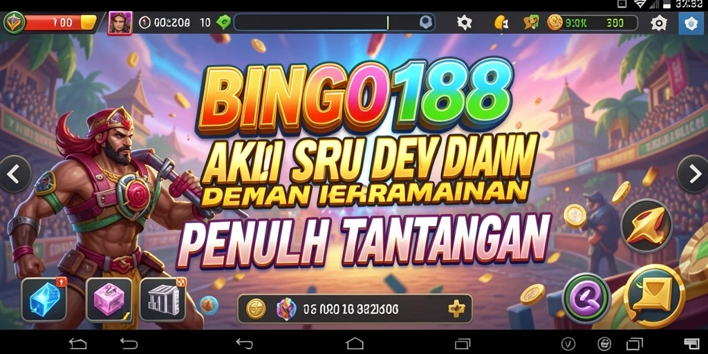 Tampilan seru dari permainan Action BINGO188 saat melakukan serangan cepat.