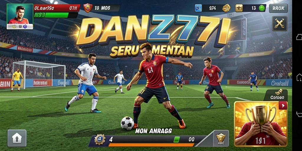 Tampilan gameplay yang dinamis dan penuh aksi di DAN777.