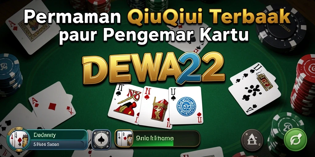 Tampilan menarik dari gameplay QiuQiu di DEWA22