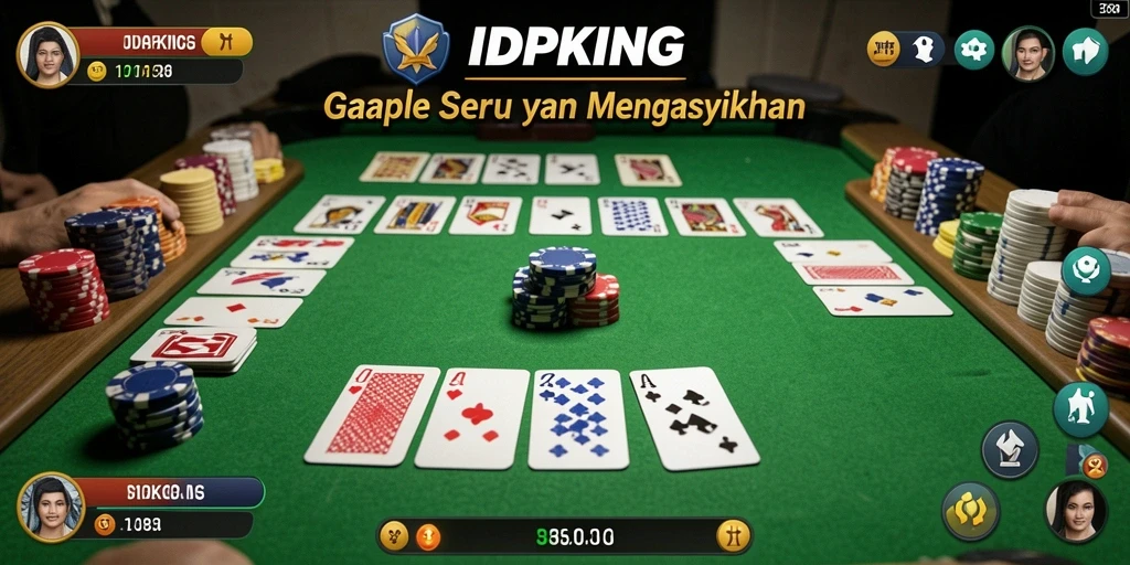 Tampilan gameplay seru dan interaktif di IDPKING