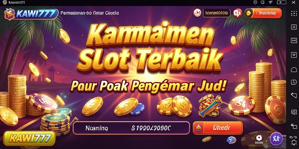 Tampilan gameplay KAWI777 yang mengasyikkan dan mendebarkan.