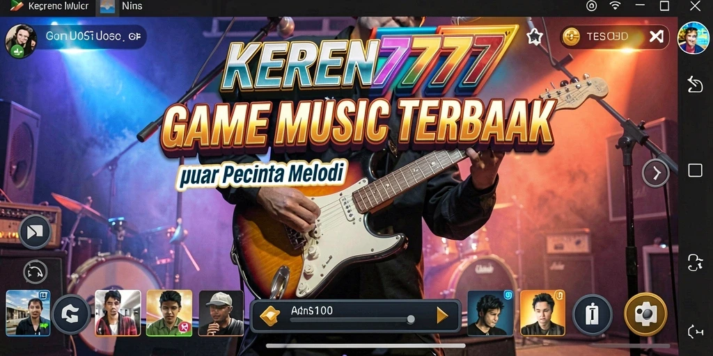 Tampilan gameplay KEREN777 yang dinamis dan penuh semangat.