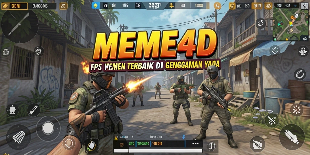 Tampilan menarik dari gameplay intens MEME4D.
