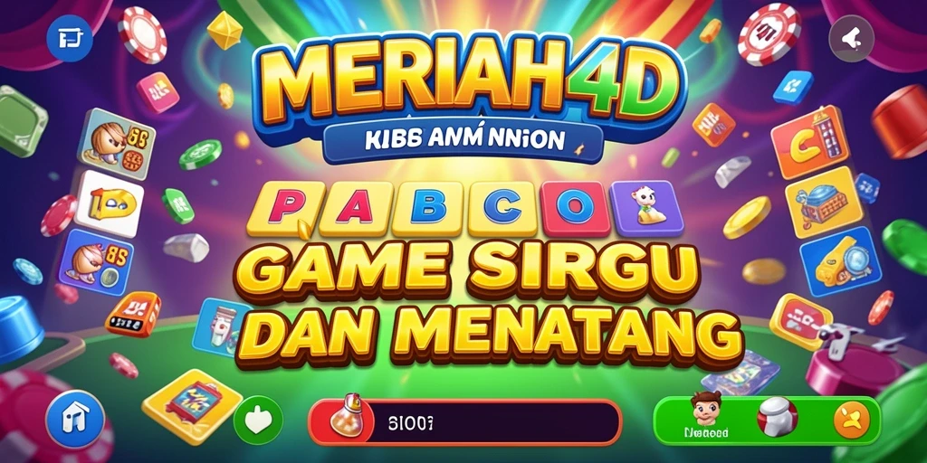 Tampilan gameplay seru dari MERIAH4D yang penuh warna.