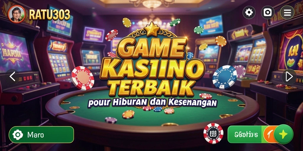 Tampilan gameplay seru dan menarik di RATU303 kasino.