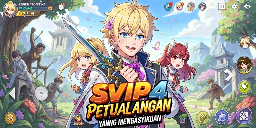 Tampilan menakjubkan dari battle dalam SVIP4 dengan karakter Anime.